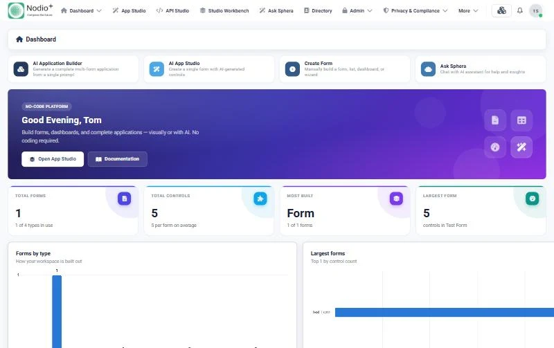 Nodio+ AI App Studio